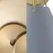 Xavier 1 Light 10 inch Vibrant Gold and Blue Sconce Wall Light